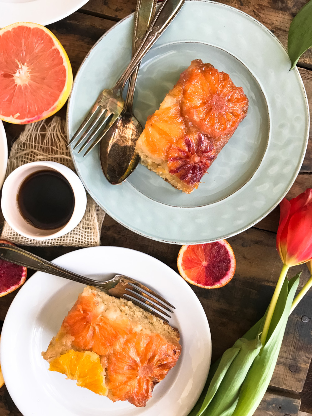 Citrus Upside-Down Sheet Cake ciaochowbambina.com