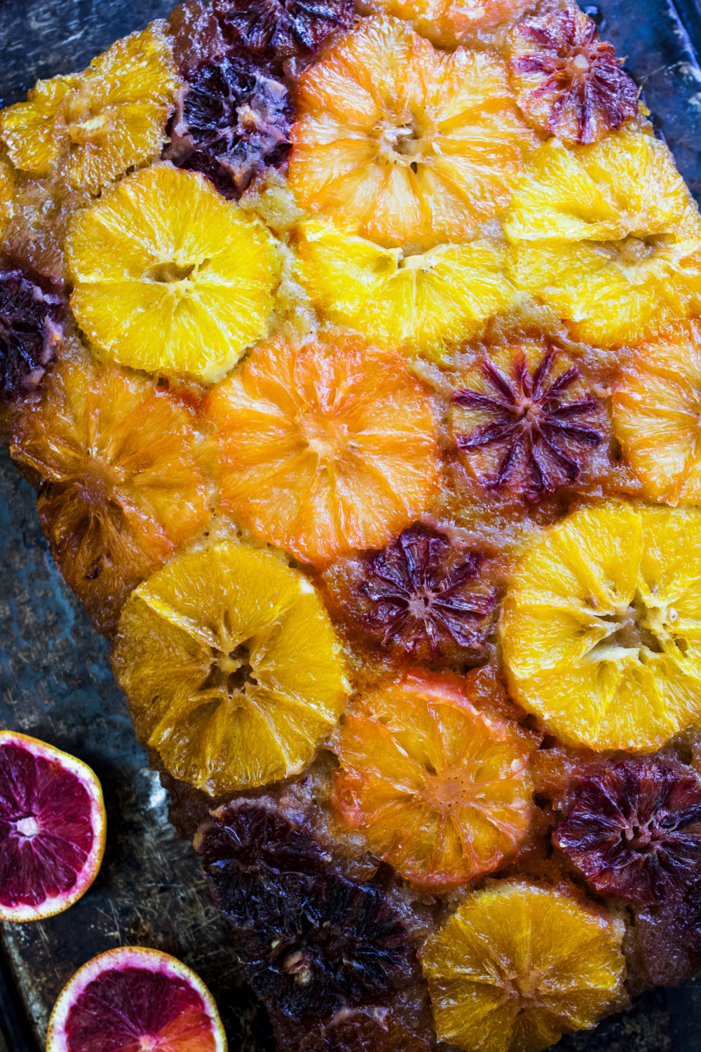 Citrus Upside-Down Sheet Cake ciaochowbambina.com