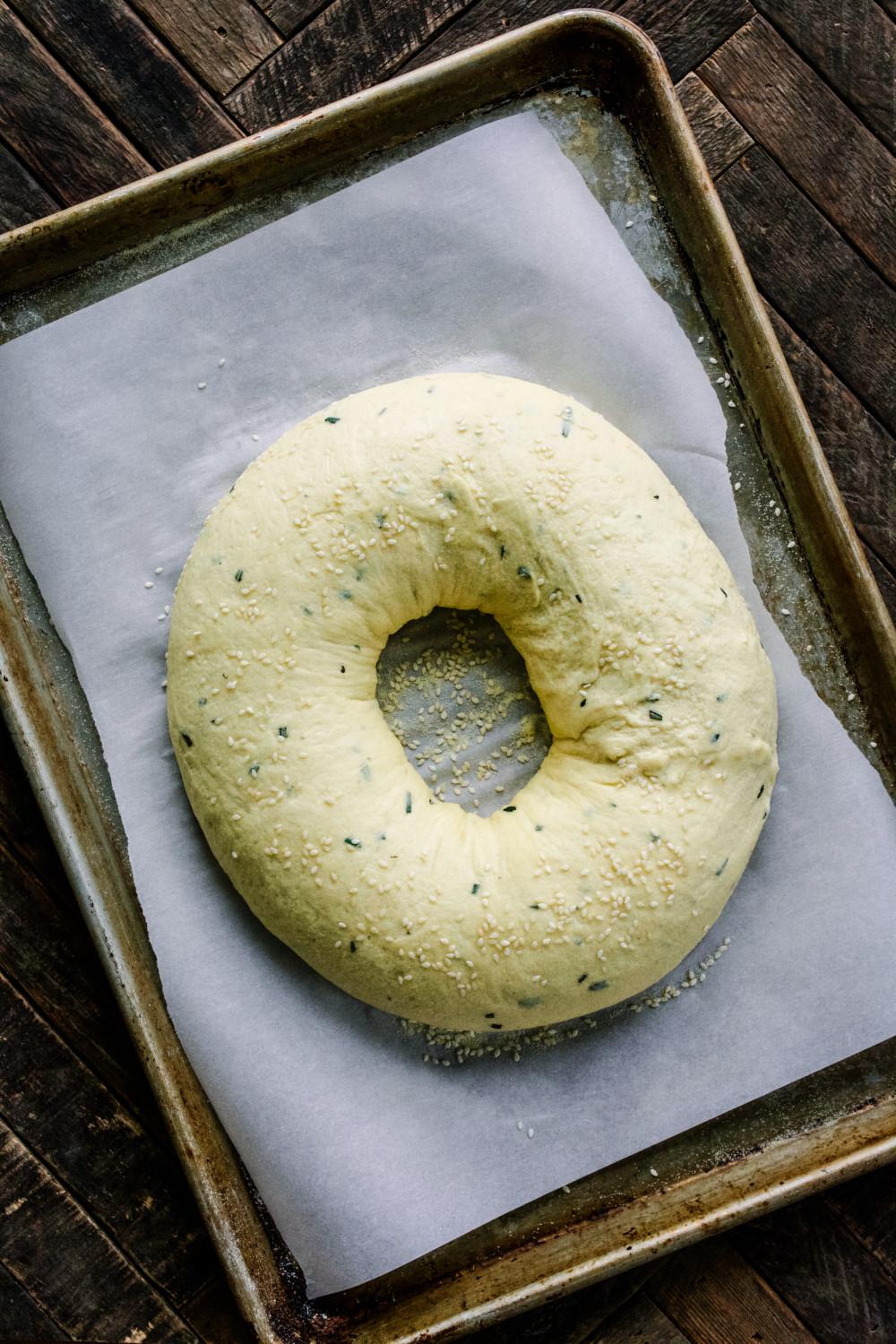 Rosemary Bread with Sesame and Sea Salt