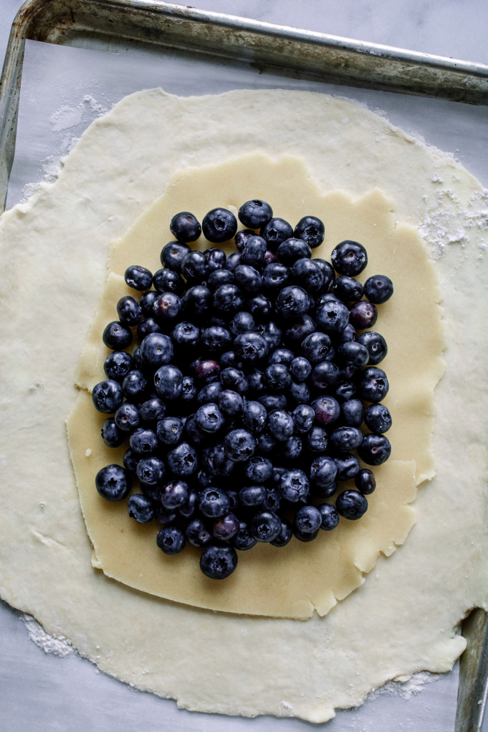 Blueberry Almond Crostata
