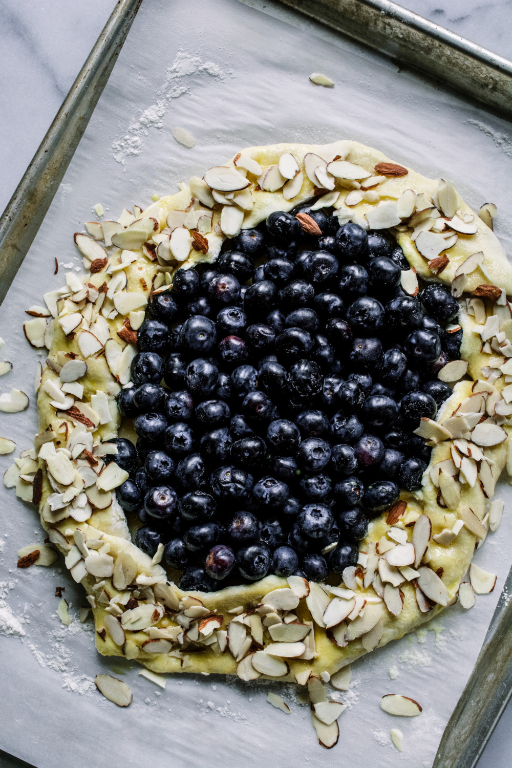 Blueberry Almond Crostata
