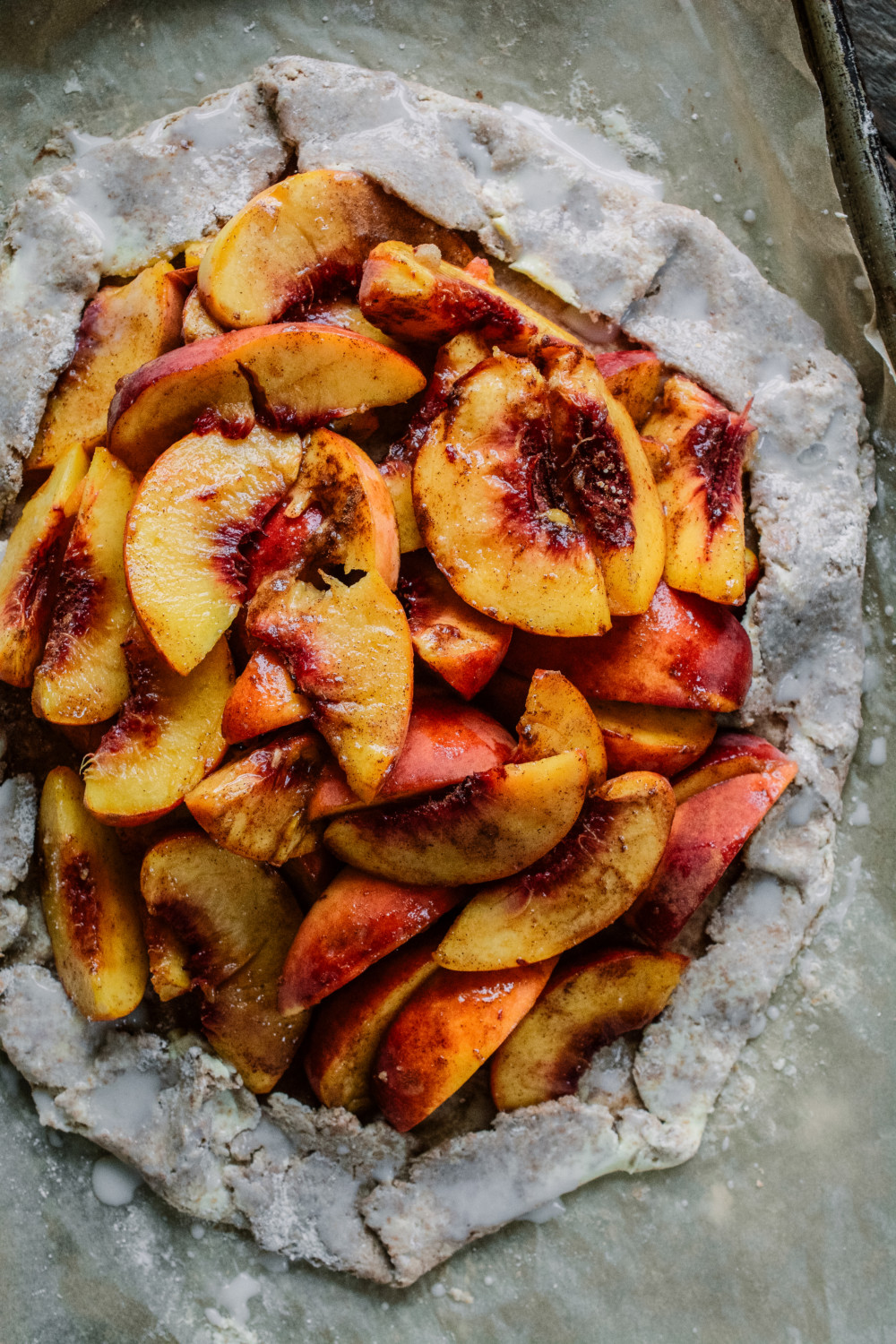 Peach Crostata 