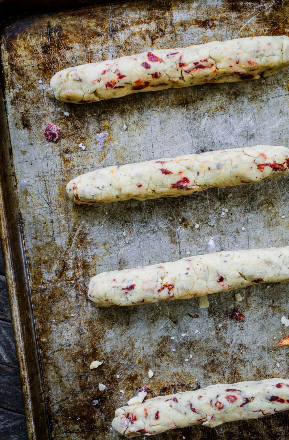 Sun-Dried Tomato, Fennel & Parmesan Biscotti