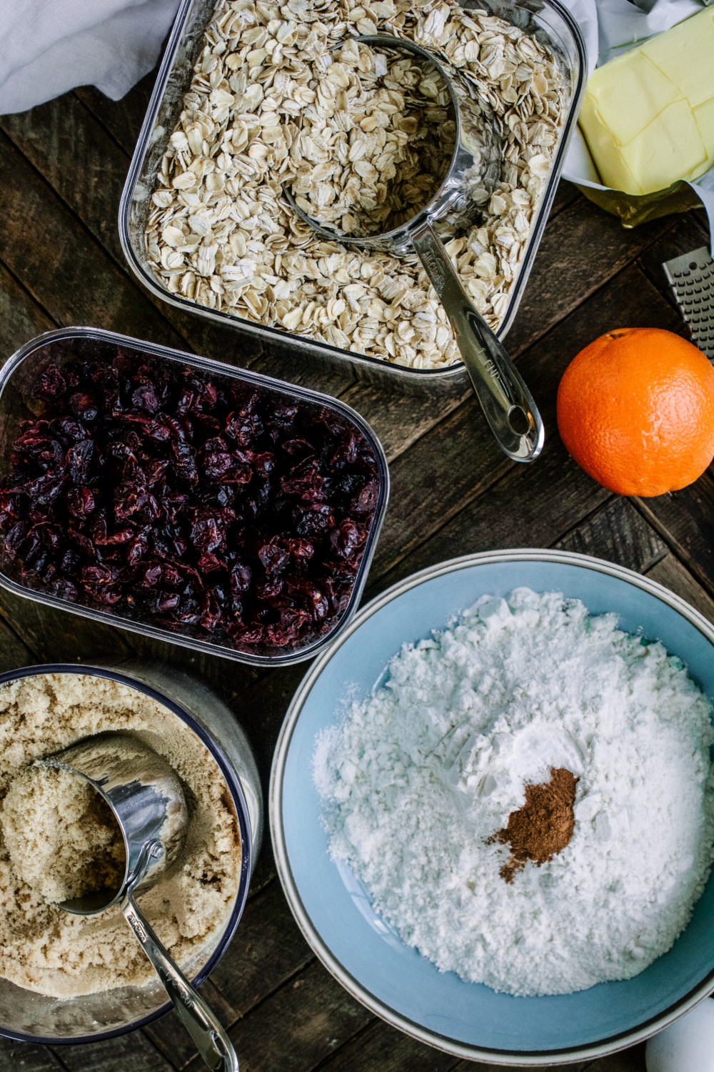 Cranberry Orange Oatmeal Cookies