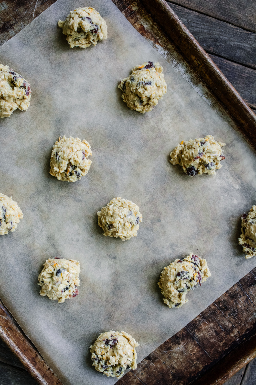 Cranberry Orange Oatmeal Cookies