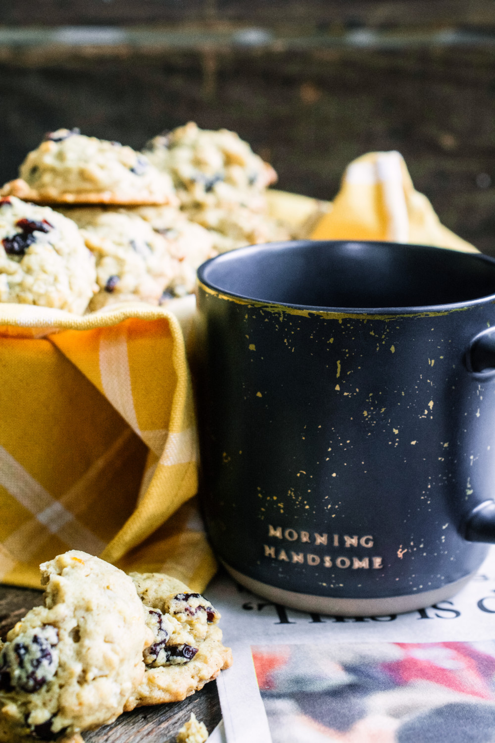 Cranberry Orange Oatmeal Cookies